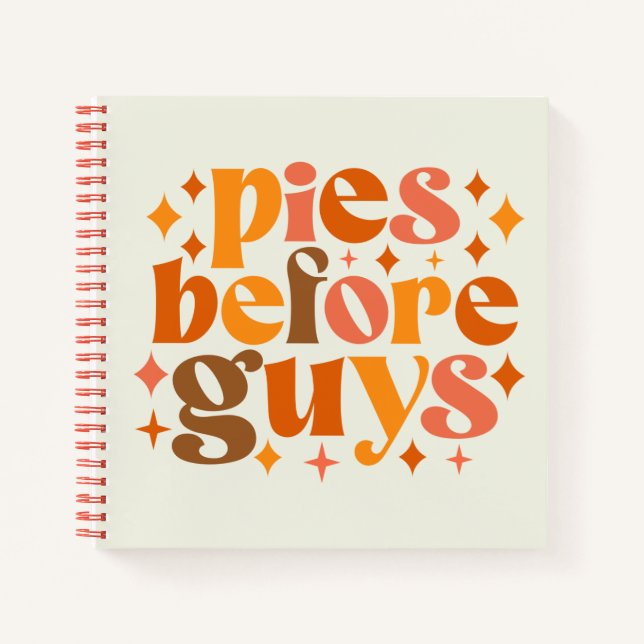 Pies Before Guys Notebook (Front)