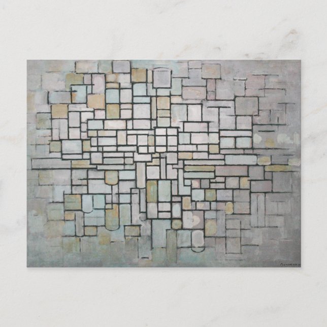 PIET MONDRIAAN - Composition No.11 1913 Postcard (Front)