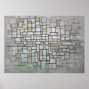 PIET MONDRIAAN - Composition No.11 1913 Poster