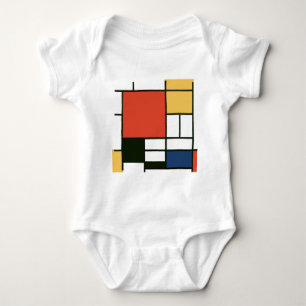 Piet Mondrian - Composition Baby Bodysuit