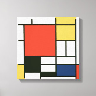 Piet Mondrian - Composition Canvas Print