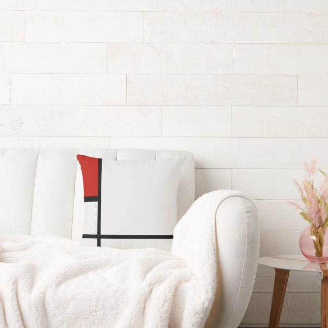 Piet Mondrian - Composition Geometric Abstract  Cushion (Couch)