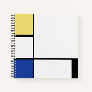 Piet Mondrian - Composition Geometric Abstract Notebook