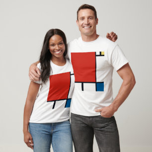 Piet Mondrian - Composition Geometric Abstract T-Shirt