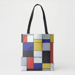 Piet Mondrian - Composition Geometric Abstract  Tote Bag