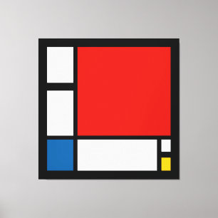Piet Mondrian, Composition ii Canvas Print
