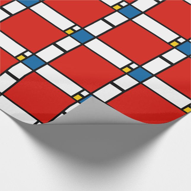 Piet Mondrian, Composition ii Wrapping Paper (Corner)