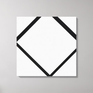 Piet Mondrian Composition No. 1 Lozenge with Four Canvas Print
