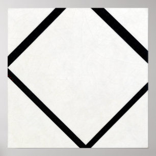 Piet Mondrian Composition No. 1 Lozenge with Four Poster