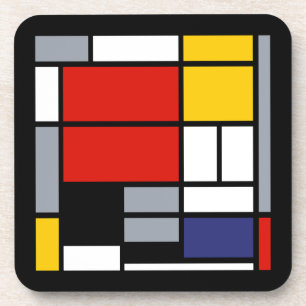 Piet Mondrian, Composition with Large Red Plane Coaster