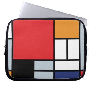 Piet Mondrian - Composition with Large Red Plane Laptop Sleeve