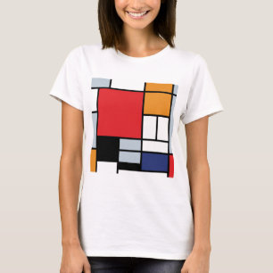 Piet Mondrian - Composition with Large Red Plane T-Shirt