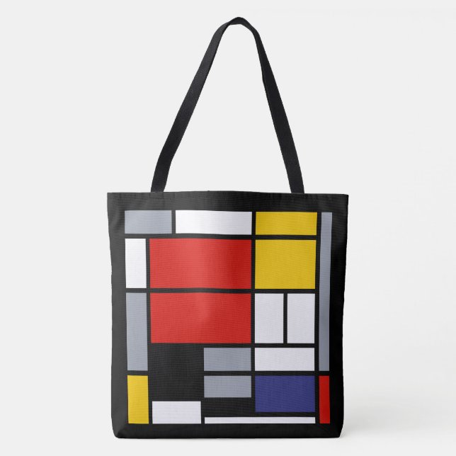 Piet Mondrian, Composition with Large Red Plane Tote Bag (Front)