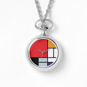 Piet Mondrian - Composition with Large Red Plane Watch