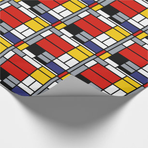 Piet Mondrian, Composition with Large Red Plane Wrapping Paper