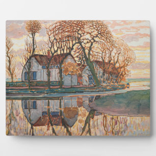 Piet Mondrian - Farm Near Duivendrecht Reprint Plaque
