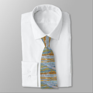 Piet Mondrian View Dunes Beach Art Necktie