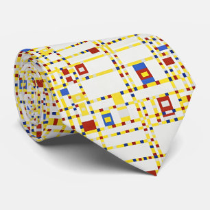 Piet Mondrian's Broadway Boogie Woogie Tie