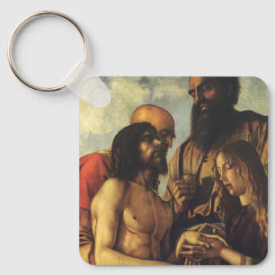 Pieta by Giovanni Bellini, Renaissance Fine Art Key Ring