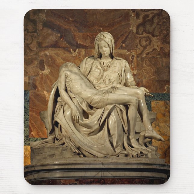 Pieta by Michelangelo Mouse Pad (Front)