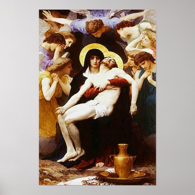 Pieta Jesus Crucifixion Lamentation Virgin Mary 02 Poster (Front)