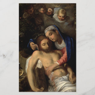 Pietà (Mary and Jesus) (by Adam Elsheimer) Stationery