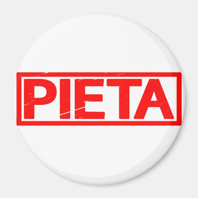Pieta Stamp Magnet (Front)