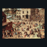 Pieter Bruegel-Child's play Poster<br><div class="desc">Child's play by Pieter Bruegel</div>