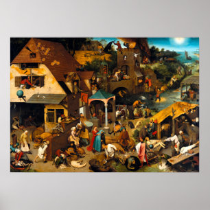 Pieter Bruegel Famous Visual Arts Netherland Prov Poster