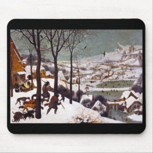 Pieter Bruegel , "Hunters in the Snow" Mouse Pad