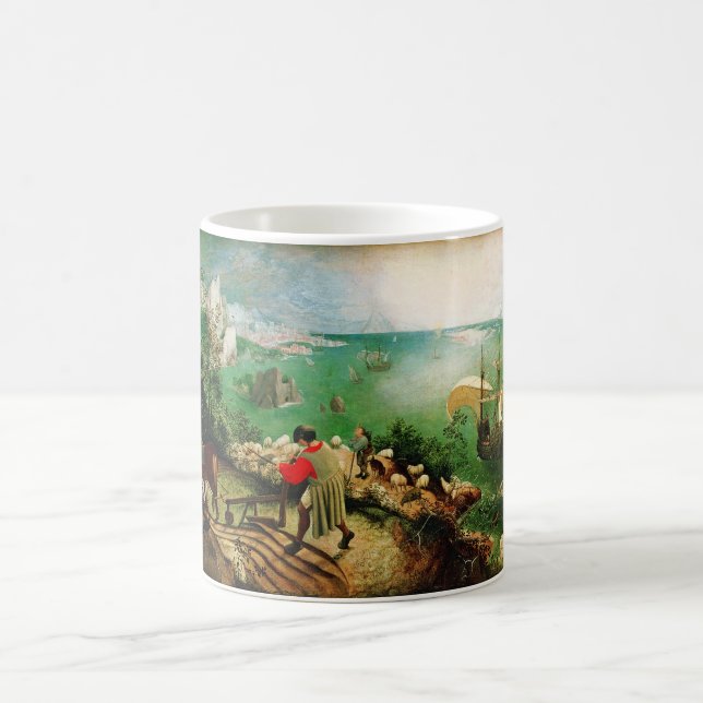 Pieter Bruegel Landscape with the Fall of Icarus Coffee Mug (Center)