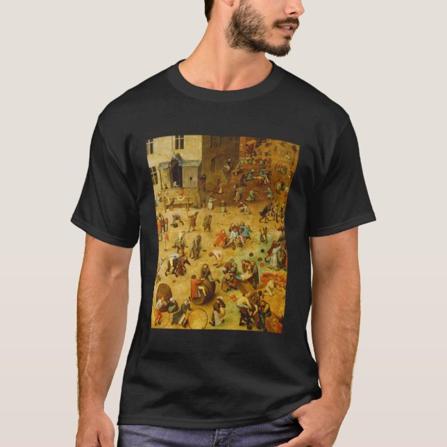 Pieter Bruegel The Elder  Children s Games 3 T-Shirt (Front)
