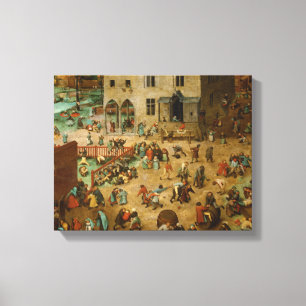 Pieter Bruegel the Elder - Children’s Games Canvas Print