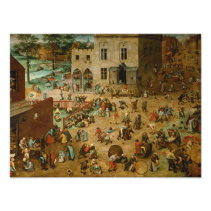 Pieter Bruegel the Elder - Children’s Games Photo Print