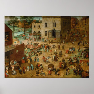 Pieter Bruegel the Elder - Children’s Games Poster