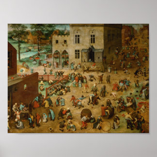 Pieter Bruegel the Elder - Children’s Games Poster