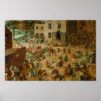 Pieter Bruegel the Elder - Children’s Games Poster