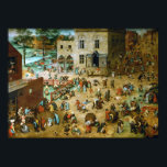 Pieter Bruegel the Elder Children’s Games Poster<br><div class="desc">Pieter Bruegel the Elder Children’s Games</div>