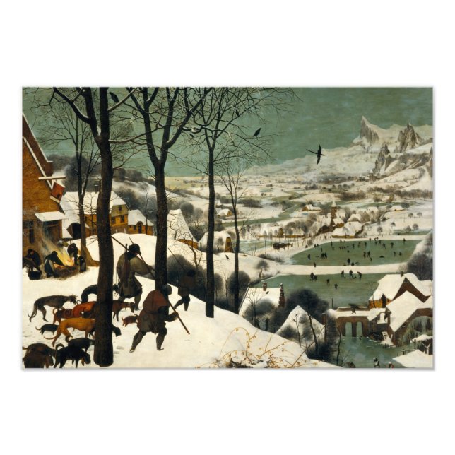 Pieter Bruegel the Elder - Hunters in the Snow Photo Print (Front)