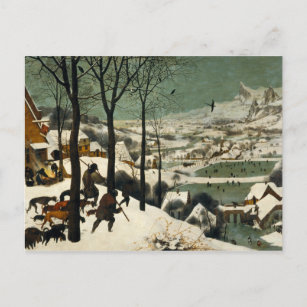 Pieter Bruegel the Elder - Hunters in the Snow Postcard
