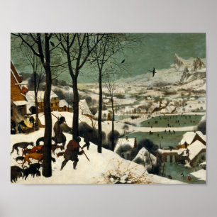 Pieter Bruegel the Elder - Hunters in the Snow Poster