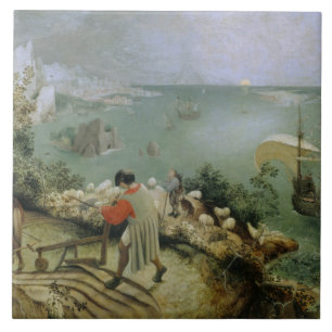 Pieter Bruegel the Elder -Landscape Fall of Icarus Tile