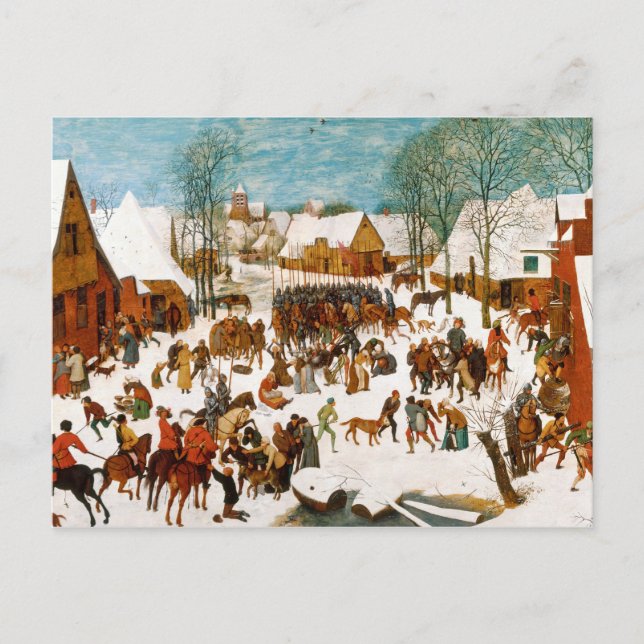 Pieter Bruegel the Elder-Massacre of the Innocents Postcard (Front)