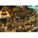 Pieter Bruegel the Elder - Netherlandish Proverbs Standing Photo Sculpture<br><div class="desc">Netherlandish Proverbs (also called The Blue Cloak or The Topsy Turvy World) is a 1559 oil-on-oak-panel painting by Pieter Bruegel the Elder that depicts a land populated with literal renditions of Dutch proverbs of the day. The picture is overflowing with references and most of the representations still can be identified;...</div>