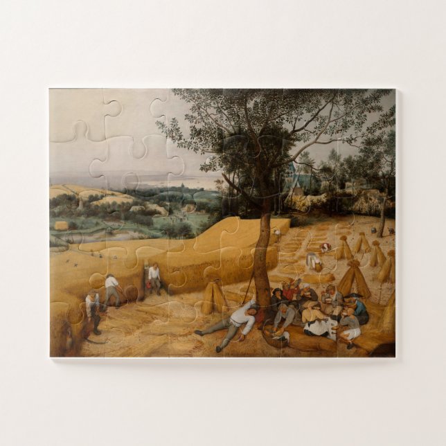 Pieter Bruegel the Elder, The Harvesters, 1565 Jigsaw Puzzle (Horizontal)