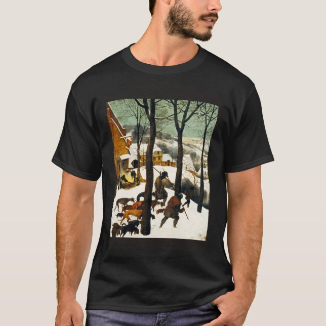 Pieter Bruegel The Elder The Hunters in the Snow T-Shirt (Front)