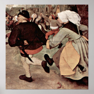Pieter Bruegel the Elder - The Peasant Dance Poster