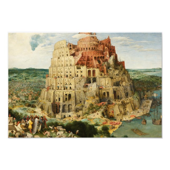 Pieter Bruegel the Elder - The Tower of Babel Photo Print (Front)