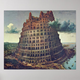 Pieter Bruegel the Elder - The Tower of Babel Poster