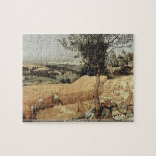 Pieter Bruegel - The grain harvest puzzle